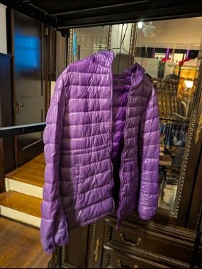 Uniqlo Purple Packable Puffer Jacket